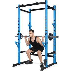 Bongkim Power Rack ، قفص رف للتدريب على الأثقال ، رف قرفصاء قابل للتعديل لمعدات الصالة الرياضية المنزلية ، رفع القفص بسعة 660 رطلاً in Kuwait