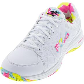 FILA Double Bounce 3 أحذية نسائية (WHT/WHT/PGLO) (7.5) in Saudi Arabia