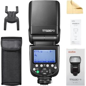 Godox TT685II-O TTL/HSS 1/8000s Speedlite Flash for Olympus Cameras – 2.4G Wireless GN60, TCM Conversion, Quick-Release Lock, External Power Support in Saudi Arabia