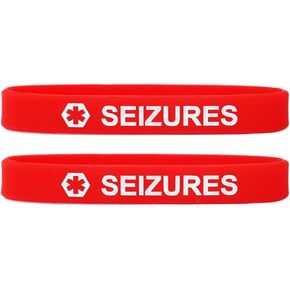 2 Pack of Medical Alert Wristband Bracelets in 12 Options in Kuwait