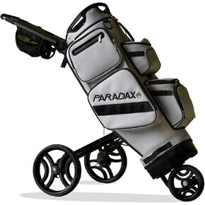 Paradax A1-1 All-in-One Bag Golf-CART تم تصميمه داخل الحقيبة! | العربة تختبئ داخل حقيبة الجولف في غضون ثوان. دفع حقيبة الجولف وعربة | حقيبة الغولف و CART COMBO | حقيبة الجولف مع عجلات in Kuwait