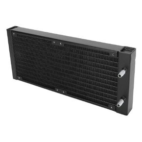 Computer Heat Exchanger, 12 Tubes DIY Installation Spray Surfaces Water Cooling for Medical Printing Equipment (Black) in Kuwait