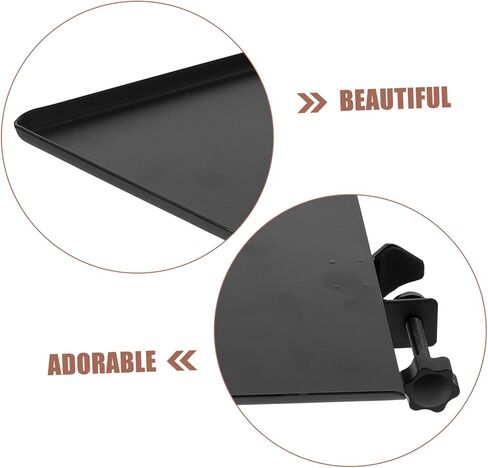 Plastic Sound Card Tray for Microphone Clip Stand Bracket for Live Broadcasts Recording Studios and Offices Sturdy Accessory Holder Raised Edges in Kuwait
