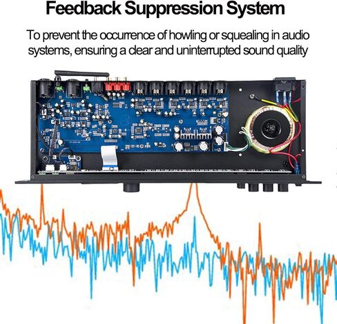 KT900 Professional KTV Digital Effector Pre Stage Suffecor ، Karaoke Reverberator Suffor in Saudi Arabia