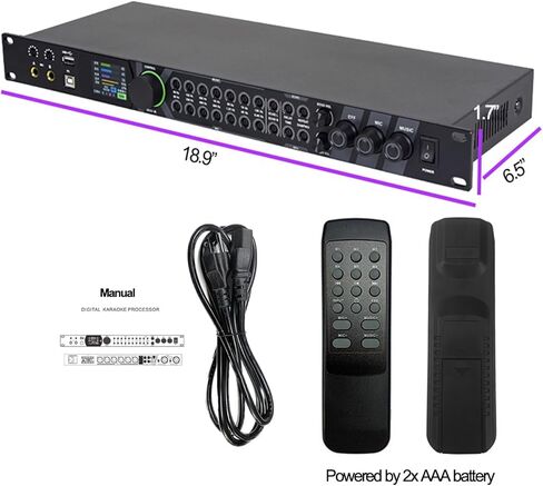 KT900 Professional KTV Digital Effector Pre Stage Suffecor ، Karaoke Reverberator Suffor in Saudi Arabia