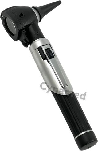 Premium Student Home USE LED Bright Light ENT Diagnostic Otoscope Green Plus 1 Extra Replacement Bulb Plus 10 Specula Cynamed in Saudi Arabia