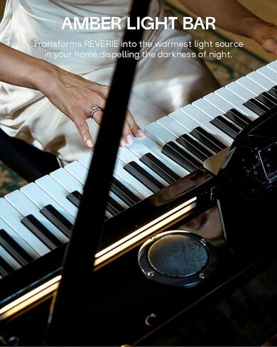 Piano Digital Reverie Grand Digital ، 88 Keys Hammer Action لوحة مفاتيح البيانو ، Home Electric Piano Keyboard للمبتدئين ، Piano 88 Keys مع Bluetooth ، USB-Midi ، 4 مكبرات صوت in Kuwait