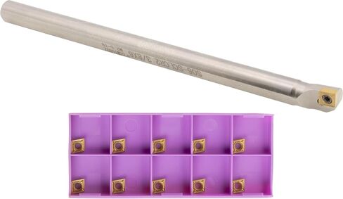 CME Indexable Insert Boring Bar Set, 1" Shank Diameter, 12" Overall Length, Including 10 pcs CCMT32.51 Carbide Inserts in Saudi Arabia