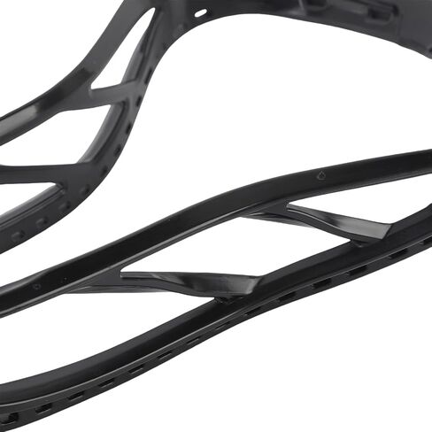 رئيس Lacrosse unstrung unstrung ، نايلون عالي القوة لاكروس العصا استبدال رأس المنافسة التدريب الرياضي ، والتركيب السهل (أسود) in Saudi Arabia
