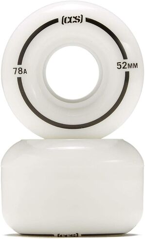 [CCS] Cruiser Skateboard Wheels | Professional Grade | Polyurethane | 78A Durometer | Sizes 52mm, 54mm, & 57mm | Set of 4 in Saudi Arabia