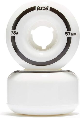 [CCS] Cruiser Skateboard Wheels | Professional Grade | Polyurethane | 78A Durometer | Sizes 52mm, 54mm, & 57mm | Set of 4 in Saudi Arabia
