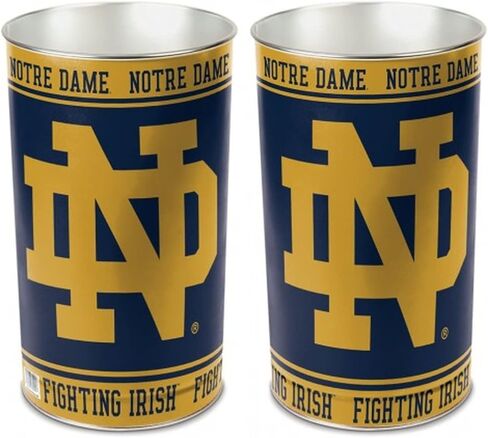 WinCraft Inc. Notre Dame Fighting Irish 15" Waste Basket -Notre Dame in Saudi Arabia