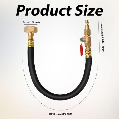 Flush Hose Fitting Kit Compatible with Yamaha WaveRunner/Sport, PWC Flush Hose Adapter Jet Boat Accessory for Yamaha LX VX VXR FXHO VX110 VX Deluxe FX Cruiser Jet Ski in Saudi Arabia