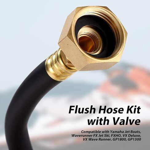 Flush Hose Fitting Kit Compatible with Yamaha WaveRunner/Sport, PWC Flush Hose Adapter Jet Boat Accessory for Yamaha LX VX VXR FXHO VX110 VX Deluxe FX Cruiser Jet Ski in Saudi Arabia
