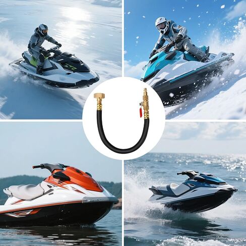 Flush Hose Fitting Kit Compatible with Yamaha WaveRunner/Sport, PWC Flush Hose Adapter Jet Boat Accessory for Yamaha LX VX VXR FXHO VX110 VX Deluxe FX Cruiser Jet Ski in Saudi Arabia
