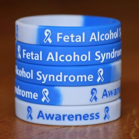 20 of Fetal Alcohol Syndrome Awareness Silicone Wristbands in Saudi Arabia