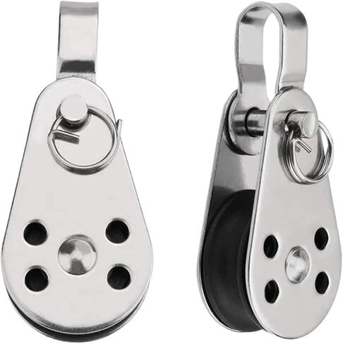 Stainless Steel Pulley, 316 Stainless Steel Pulley, Swivelling Lifting Rope Pulley Marine Accessories in Saudi Arabia