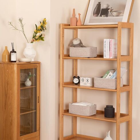 3 Pack Small Storage Baskets for Organizing, Cute Woven Decorative Gift Baskets for Shelves, Mini Closet Organizer Bins with Handles, 11.81''Lx7.87''Wx4.72''H-Brown in Kuwait