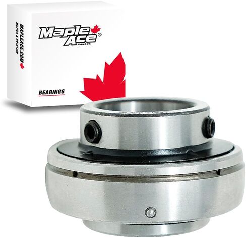 Maple Ace UC207 INSERT تحمل 35 مم ، OD كروي مع مسامير محددة وثقب التشحيم in Saudi Arabia