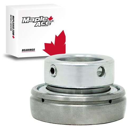 MAPLE ACE SA207-22 Insert Bearing 1-3/8" Bore, Spherical OD with Eccentric Locking Collar and Lubrication Hole in Saudi Arabia