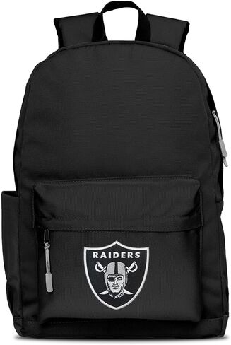 Denco Las Vegas Raiders Lightweight 17 "Campus Backpack - مثالية لصالة الألعاب الرياضية ، والمشي لمسافات طويلة ، والسفر ، والمدرسة ، وعطلات نهاية الأسبوع ، والتنقل in Saudi Arabia
