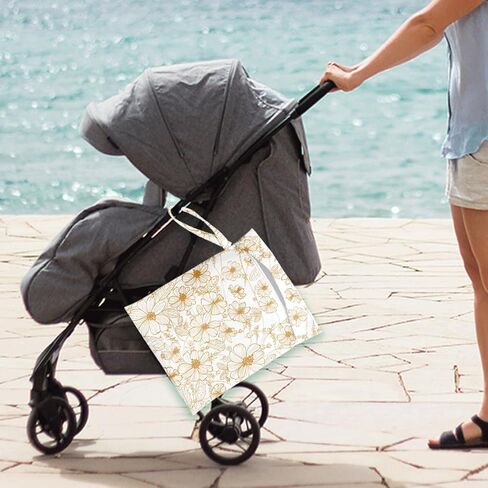 Wet Bag for Swimsuit Pool Travel Baby Cloth Diapers Dirty Yoga Gym Clothes Beach Bags Summer Gifts for Women Men Beach Vacation Essentials Sea Blue Waterproof Wet Dry Bag Travel Laundry Bags in Kuwait