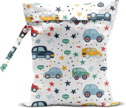 Wet Bag for Swimsuit Pool Travel Baby Cloth Diapers Dirty Yoga Gym Clothes Beach Bags Summer Gifts for Women Men Beach Vacation Essentials Sea Blue Waterproof Wet Dry Bag Travel Laundry Bags in Kuwait