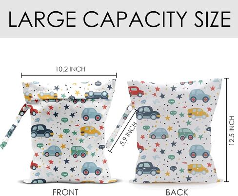 Wet Bag for Swimsuit Pool Travel Baby Cloth Diapers Dirty Yoga Gym Clothes Beach Bags Summer Gifts for Women Men Beach Vacation Essentials Sea Blue Waterproof Wet Dry Bag Travel Laundry Bags in Kuwait