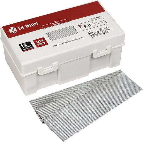 18 Gauge Brad Nails, 12000 Counts 1-1/2-inch 18 GA Brad Nails, Galvanized Nails for Nail Gun, Finishing Nail Gun Nails for Pneumatic, Electric Brad Nailer Gun in Kuwait
