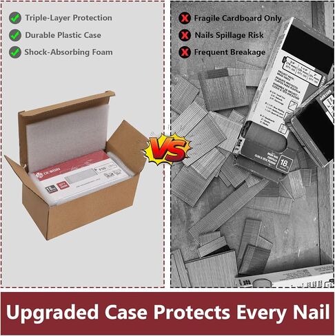 18 Gauge Brad Nails, 12000 Counts 1-1/2-inch 18 GA Brad Nails, Galvanized Nails for Nail Gun, Finishing Nail Gun Nails for Pneumatic, Electric Brad Nailer Gun in Kuwait