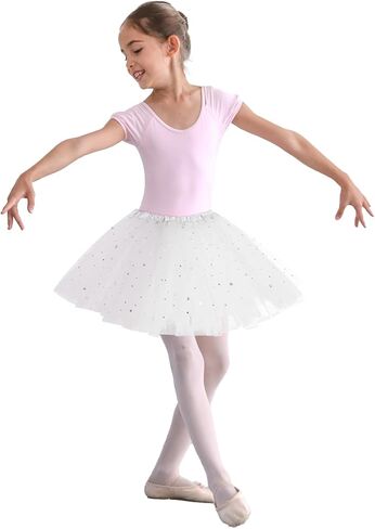 Layered Tutu Skirt Fluffy Dance Ballet Bubble Skirt Dresses Short Tulle Dress Kids Girls Women Princess Halloween Christmas in Saudi Arabia