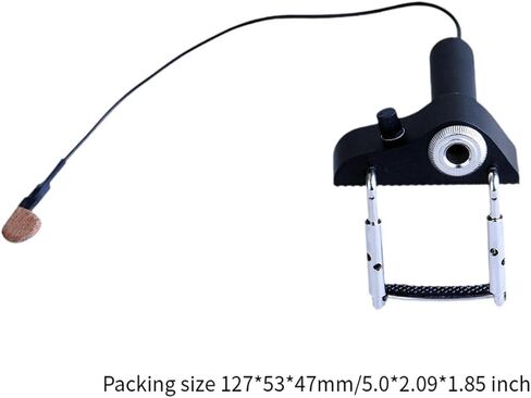 Piezo Contact Microphone Pickup with Volume Control Portable Wireless Violin Pickup Professional Piezo Transducer Pickup with Cable for Guitars Mandolin Banjo Bass in Saudi Arabia