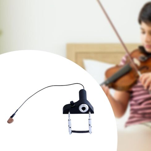 Piezo Contact Microphone Pickup with Volume Control Portable Wireless Violin Pickup Professional Piezo Transducer Pickup with Cable for Guitars Mandolin Banjo Bass in Saudi Arabia