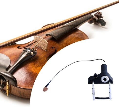 Piezo Contact Microphone Pickup with Volume Control Portable Wireless Violin Pickup Professional Piezo Transducer Pickup with Cable for Guitars Mandolin Banjo Bass in Saudi Arabia