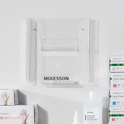 McKesson Glove Box Holder, 3 Box Capacity, Horizontal or Vertical Mounting, 10 1/4 in x 3 1/8 in x 15 1/4 in (L x W x H), 1 Count in Saudi Arabia