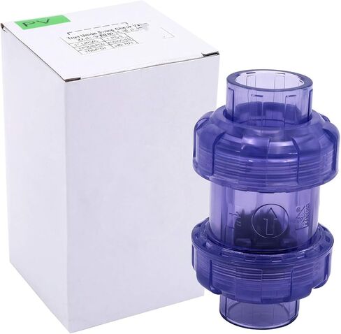 3/4 بوصة صمامات فحص ، UPVC True Union Swing (No Spring) Check Valves 3/4 '، Slip Sling Full Port Utility Valve ، SCH80 Socket Pool Check Valve للوقاية من التدفق الخلفي in Saudi Arabia