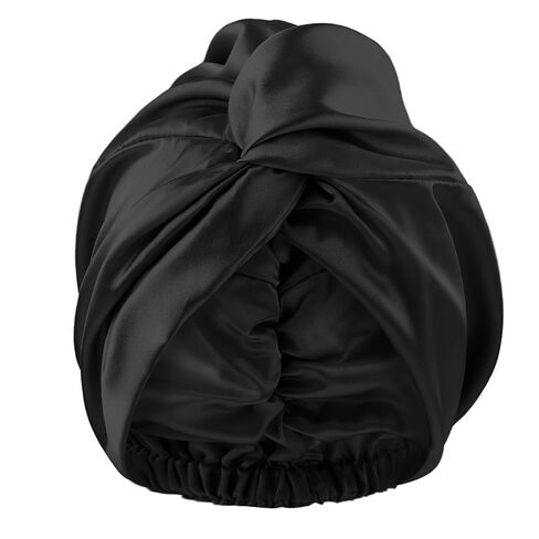 Silk Bonnet for Sleeping Women Satin Hair Bonnet Apricot Silk Hair Wrap Soft Head Scarf For Curly Hair Night Turbans Sleep Bonnets For Curly Hair Cover Sleep Caps Hair Net for Sleep in Kuwait