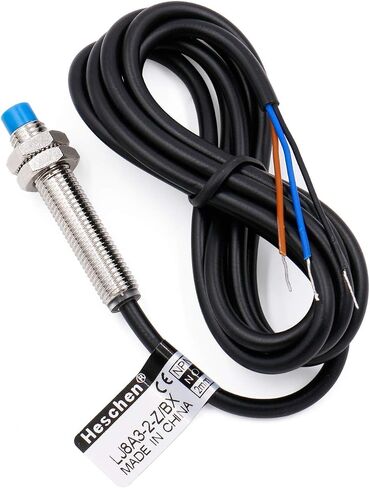 M8 مفتاح مستشعر القرب الاستقرائي ، نوع غير درع ، LJ8A3-2-Z/BX-DC5V ، كاشف 2MM ، 5VDC 200MA ، NPN مفتوح عادة (لا) ، 3 سلك in Saudi Arabia