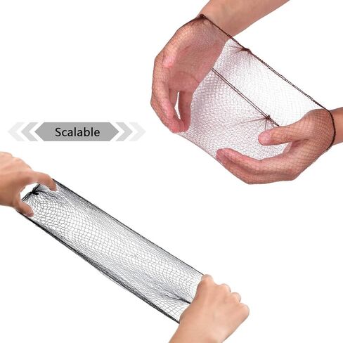 شبكات شبكات الشعر البنية البني 200 PCS للنساء 20 بوصة كعكة غير مرئية شبكات شعر مستعار لخدمة الغذاء راقصات الطبخ (بني) in Kuwait