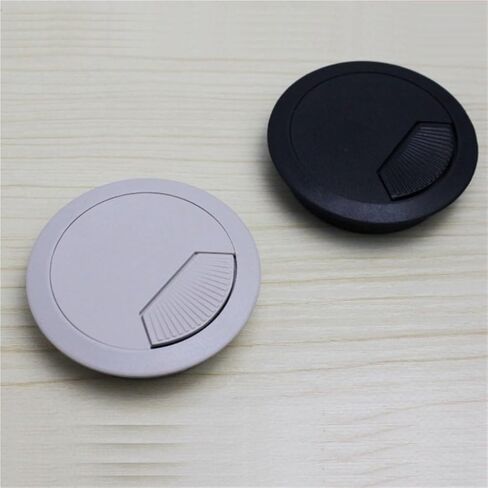 كبل غطاء ثقب المكتب Grommet ، 10pcs/Lot 60mm 53mm 50mm Computer Desk Table Table Grommet Cable Cable Cover (Gray ، 50mm) (Black ، 53mm) in Saudi Arabia