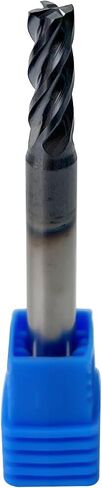 7/32" Carbide Square End Mills, 4 Flute End Mill Bits for Alloy Steels and Hardened Steels, ALTiN Coated Mill Bits for DIYers and Professionals in Saudi Arabia