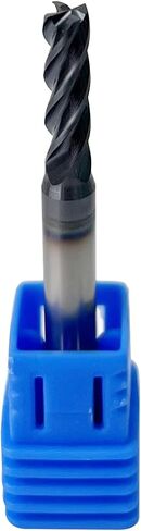 7/32" Carbide Square End Mills, 4 Flute End Mill Bits for Alloy Steels and Hardened Steels, ALTiN Coated Mill Bits for DIYers and Professionals in Saudi Arabia