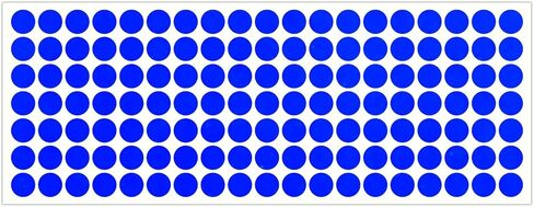 LiteMark Reflective Red 0.5 Inch Dot Sticker Decals for Helmets, Bicycles, Bike - Pack of 133 Pcs in Kuwait