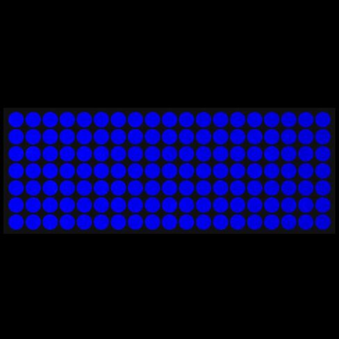 LiteMark Reflective Red 0.5 Inch Dot Sticker Decals for Helmets, Bicycles, Bike - Pack of 133 Pcs in Kuwait