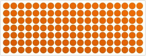 LiteMark Reflective Red 0.5 Inch Dot Sticker Decals for Helmets, Bicycles, Bike - Pack of 133 Pcs in Saudi Arabia