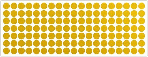 LiteMark Reflective Red 0.5 Inch Dot Sticker Decals for Helmets, Bicycles, Bike - Pack of 133 Pcs in Saudi Arabia