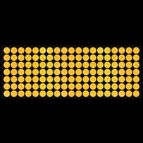 LiteMark Reflective Red 0.5 Inch Dot Sticker Decals for Helmets, Bicycles, Bike - Pack of 133 Pcs in Saudi Arabia