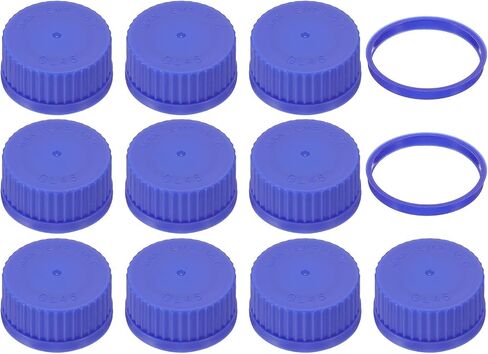 PATIKIL 10 PCS GL45 CAPS SCET ، 45 مم البولي بروبيلين غلاف الختم كاب المسمار. in Kuwait