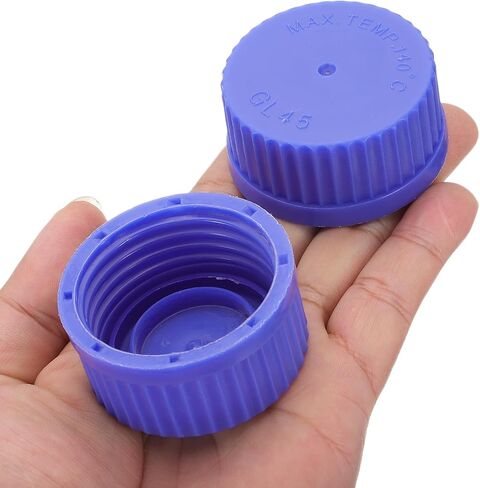PATIKIL 10 PCS GL45 CAPS SCET ، 45 مم البولي بروبيلين غلاف الختم كاب المسمار. in Kuwait