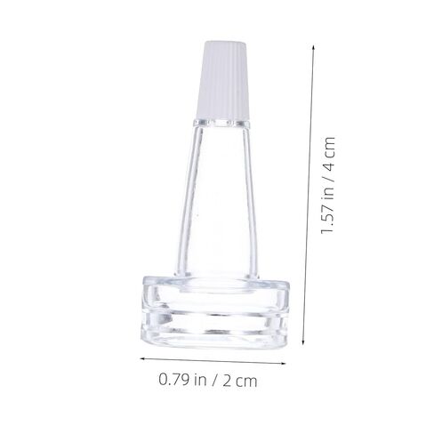 Gatuida 20pcs Shunt Bottle Caps Dispenser Vial Bottle Sealing Cap Ampoule Soft Tube Dropper Eyedropper Caps Clear Ampoule Splitter Cap Ampoule Dropper Cap Cosmetic Vial Lid PVC Transparent in Saudi Arabia